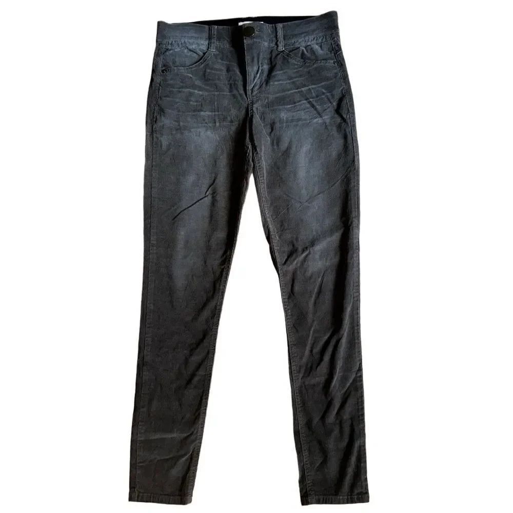 Jolt Women's Corduroy Green/Grey Skinny Pants - Size 9/29